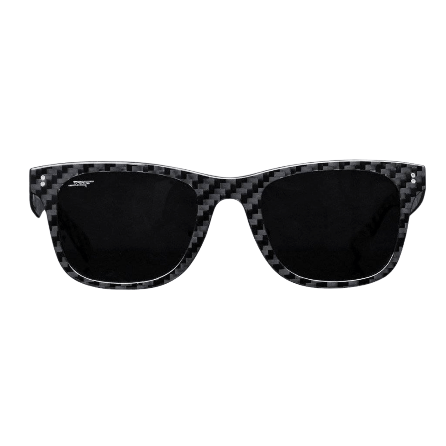 Men's Classic Carbon Fiber SCF Polarized Sunglasses with square frames, UV400 polarized lenses, and lightweight carbon fiber design.