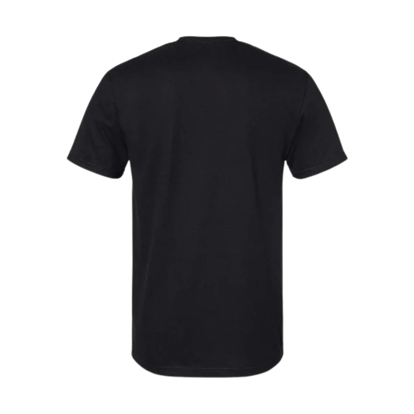 Men's Horizontal Stripes Super Soft Cotton Tee Shirt – black short-sleeve crew neck with white horizontal stripe pattern, made from 100% premium cotton.