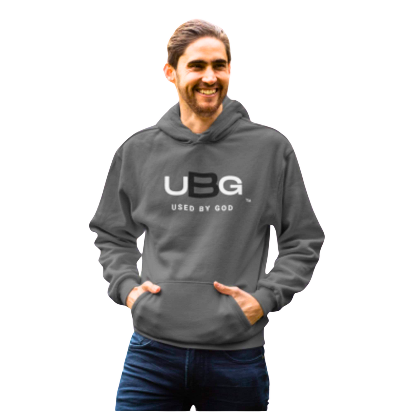 Men's Original Spiritual UBG Designs Pullover Hoodie - Ash and Chrome Clothing Co LLC