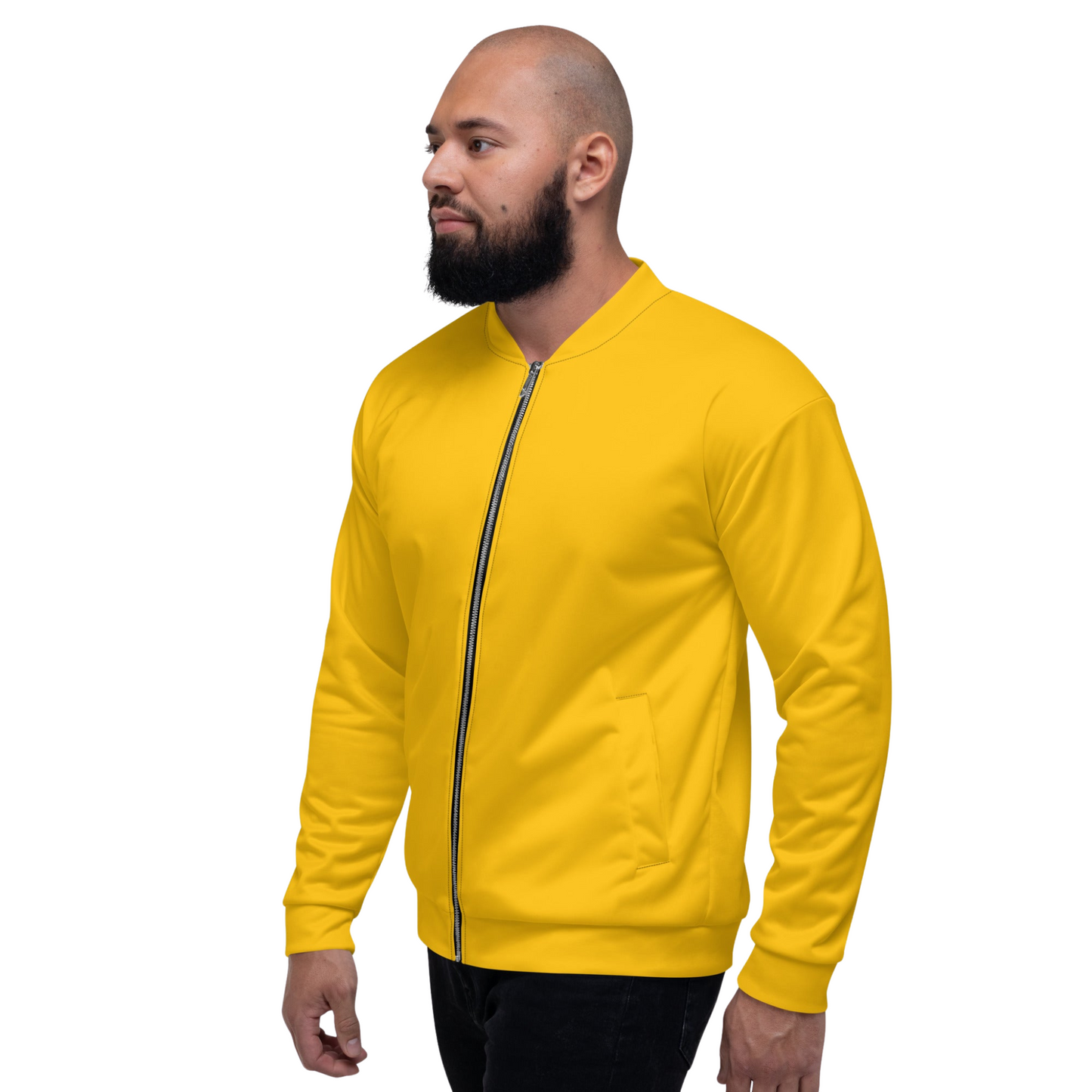 Men's Yellow Jacket Comfort Flex Bomber Jacket - Ash and Chrome Clothing Co LLC