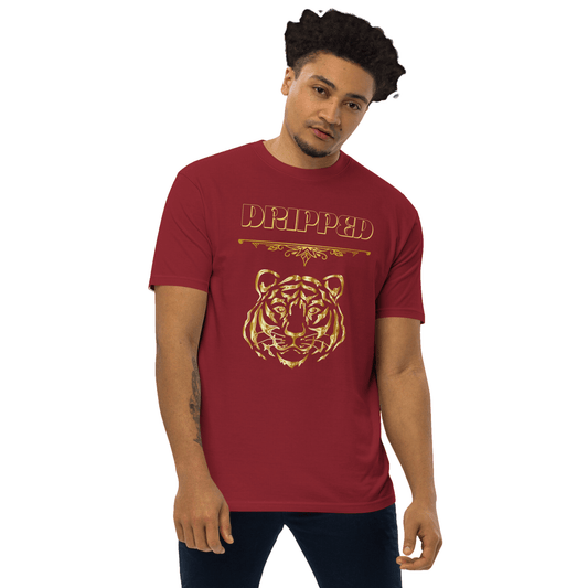 Lion Drip Exclusive Heavyweight Crew Neck Tee - Ash and Chrome Clothing Co.