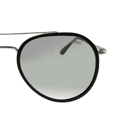 Classic Stark Silver with Smoky Lens Sunglasses by JNY with reflective silver mirror lenses, metal alloy frame, and metal trim above the bridge.