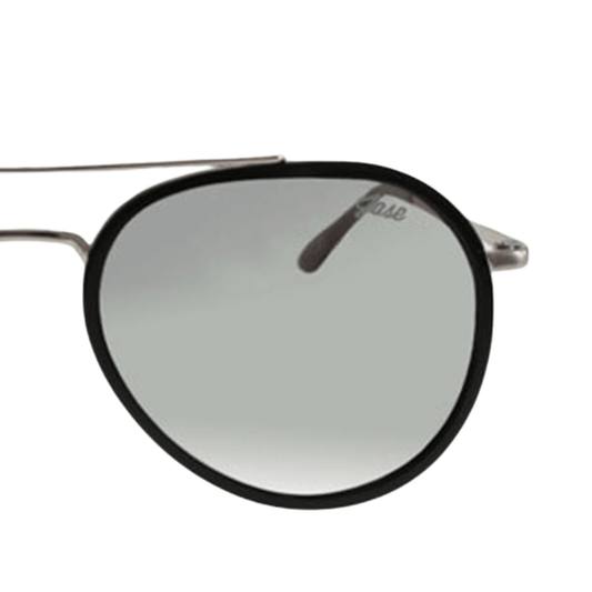 Classic Stark Silver with Smoky Lens Sunglasses by JNY with reflective silver mirror lenses, metal alloy frame, and metal trim above the bridge.