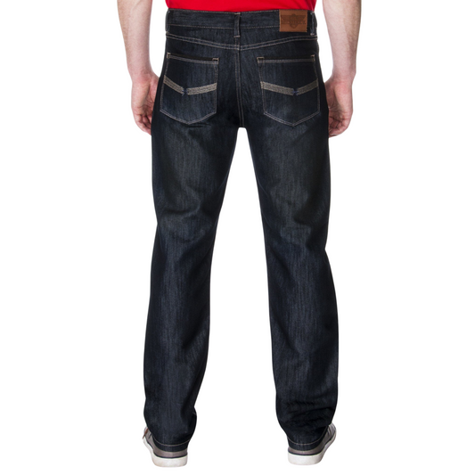 Men's Fashion 65 Premium Denim Dark Wash Jeans - Ash and Chrome Clothing Co LLC