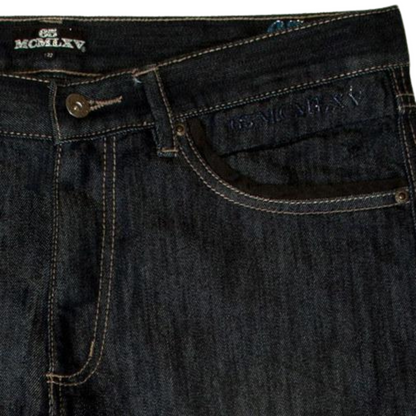 Men's Fashion 65 Premium Denim Dark Wash Jeans - Ash and Chrome Clothing Co LLC