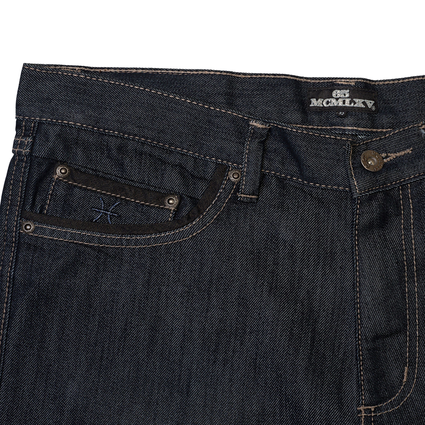 Men's Fashion 65 Premium Denim Dark Wash Jeans - Ash and Chrome Clothing Co LLC