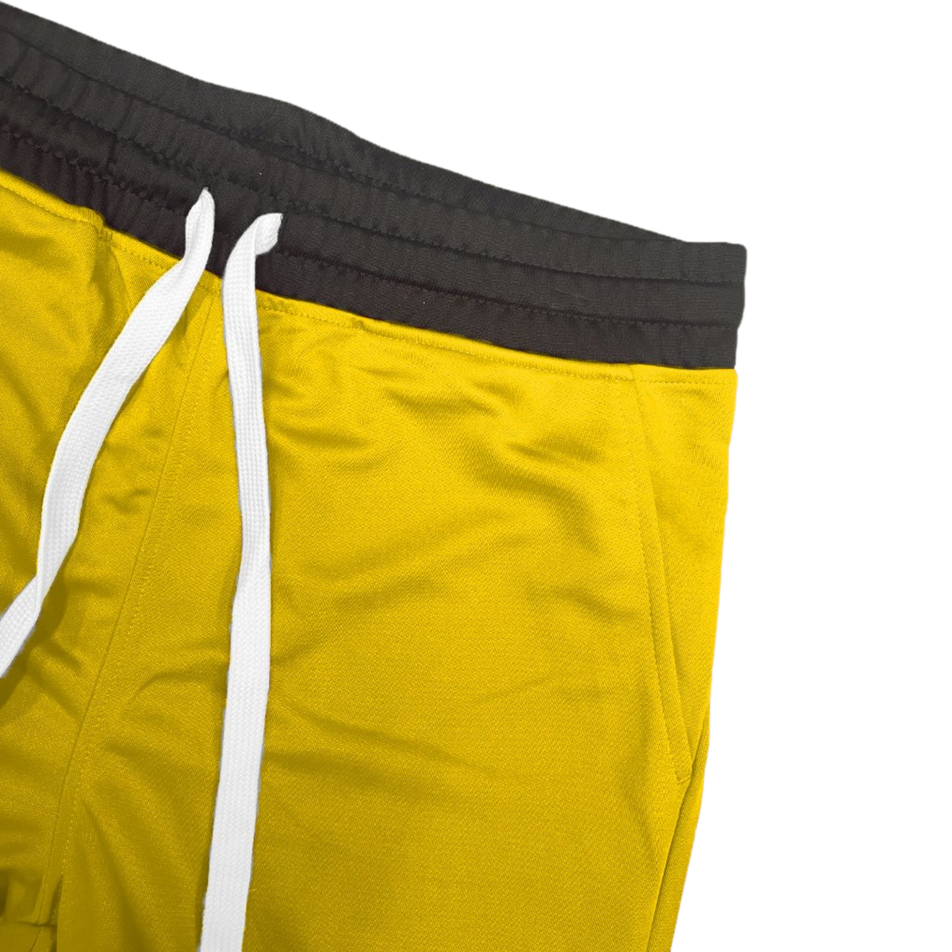 Men's Active Basketball Sports Shorts Gold and Black - Ash and Chrome Clothing Co LLC