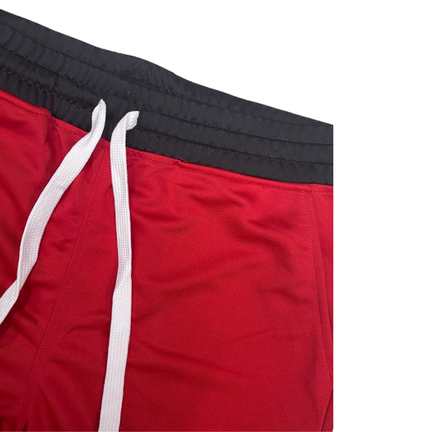Men's Active Basketball Sports Shorts Red and Black - Ash and Chrome Clothing Co LLC