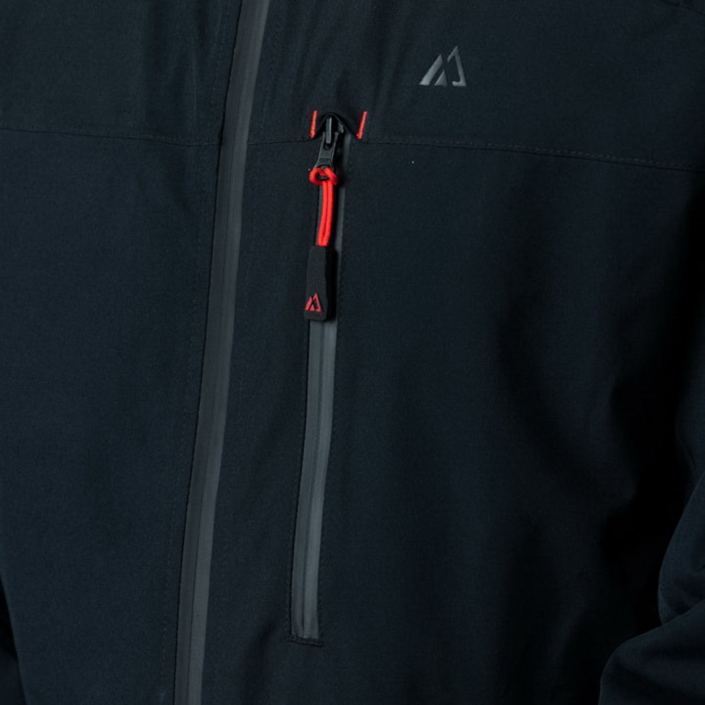 Men's Apricoat Adventurer 2.0 Weatherproof Rain Jacket in Black, featuring 16 integrated pockets, waterproof and windproof design, and built-in gloves for outdoor adventurers.