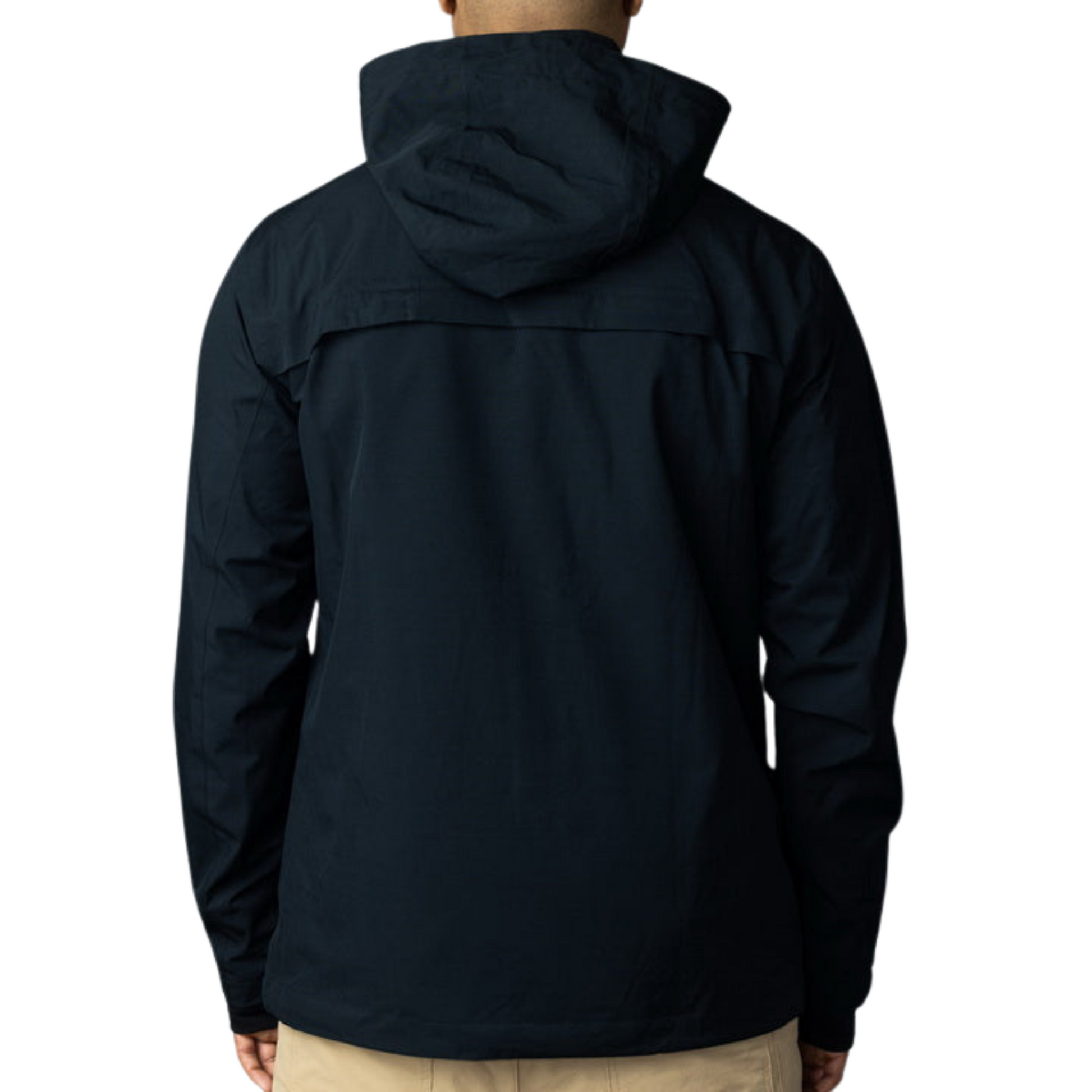 Men's Apricoat Adventurer 2.0 Weatherproof Rain Jacket in Black, featuring 16 integrated pockets, waterproof and windproof design, and built-in gloves for outdoor adventurers.