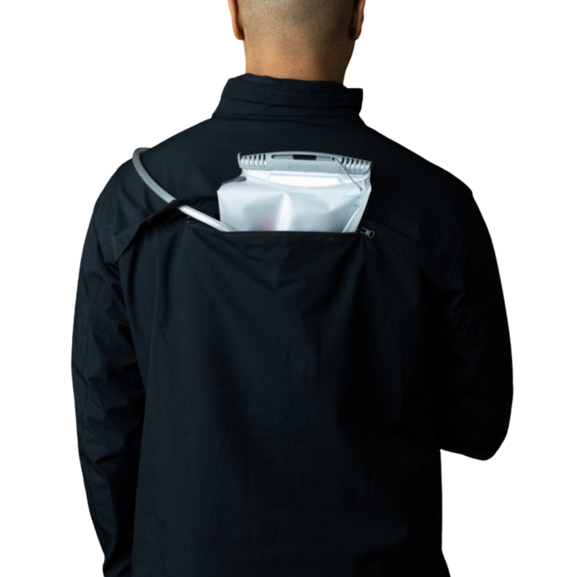 Men's Apricoat Adventurer 2.0 Weatherproof Rain Jacket in Black, featuring 16 integrated pockets, waterproof and windproof design, and built-in gloves for outdoor adventurers.