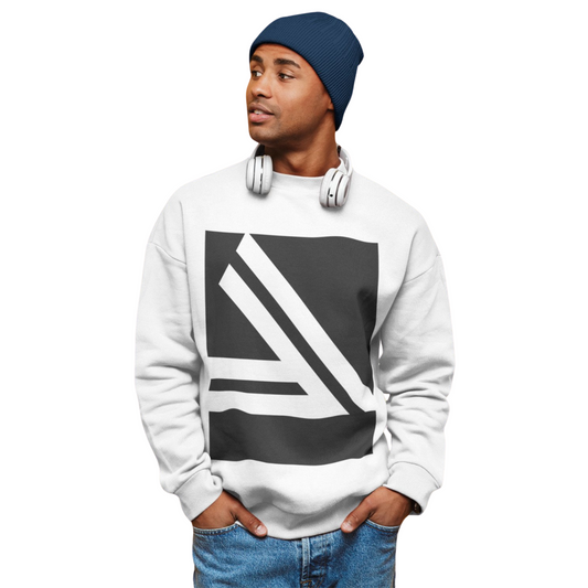 Men's Arrow Cross Printed Blended Cotton Sweater - Ash and Chrome Clothing Co LLC