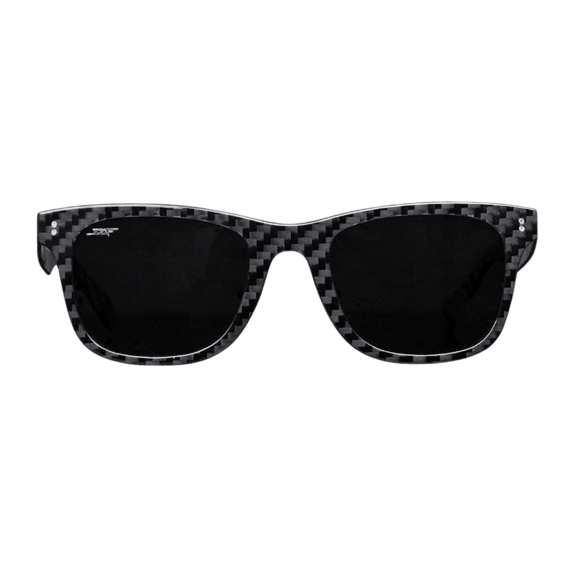 Men's Classic Carbon Fiber SCF Polarized Sunglasses with square frames, UV400 polarized lenses, and lightweight carbon fiber design.