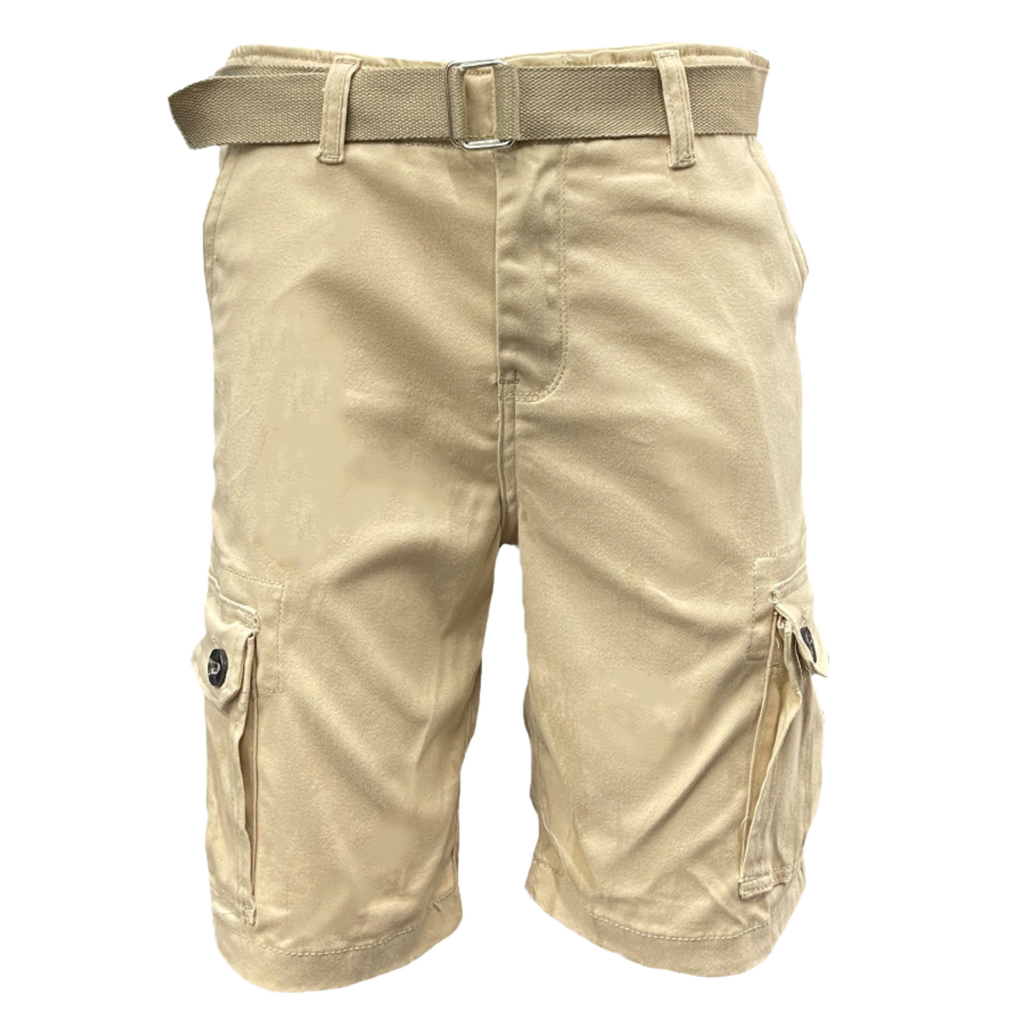 Men's Deluxe Pro Cargo Shorts with Matching Belt - Ash and Chrome Clothing Co LLC