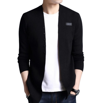 Men's Designer Slim-Fit Blazer with Faux Button Accent - Ash and Chrome Clothing Co LLC