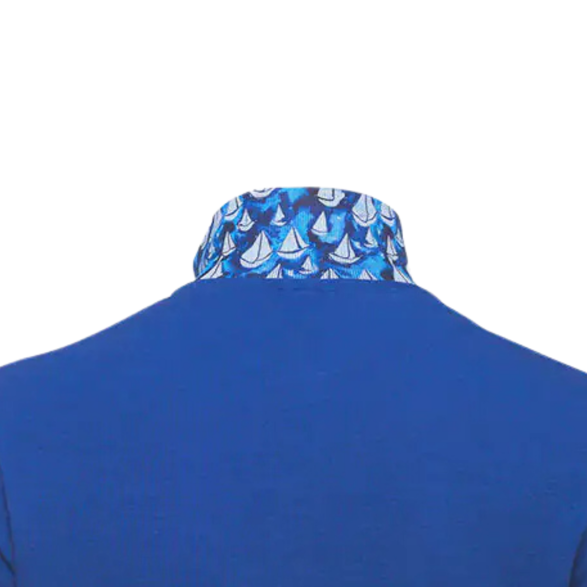 Men's Nautical Cotton Polo Shirt in Maritime Blue - Ash and Chrome Clothing Co LLC