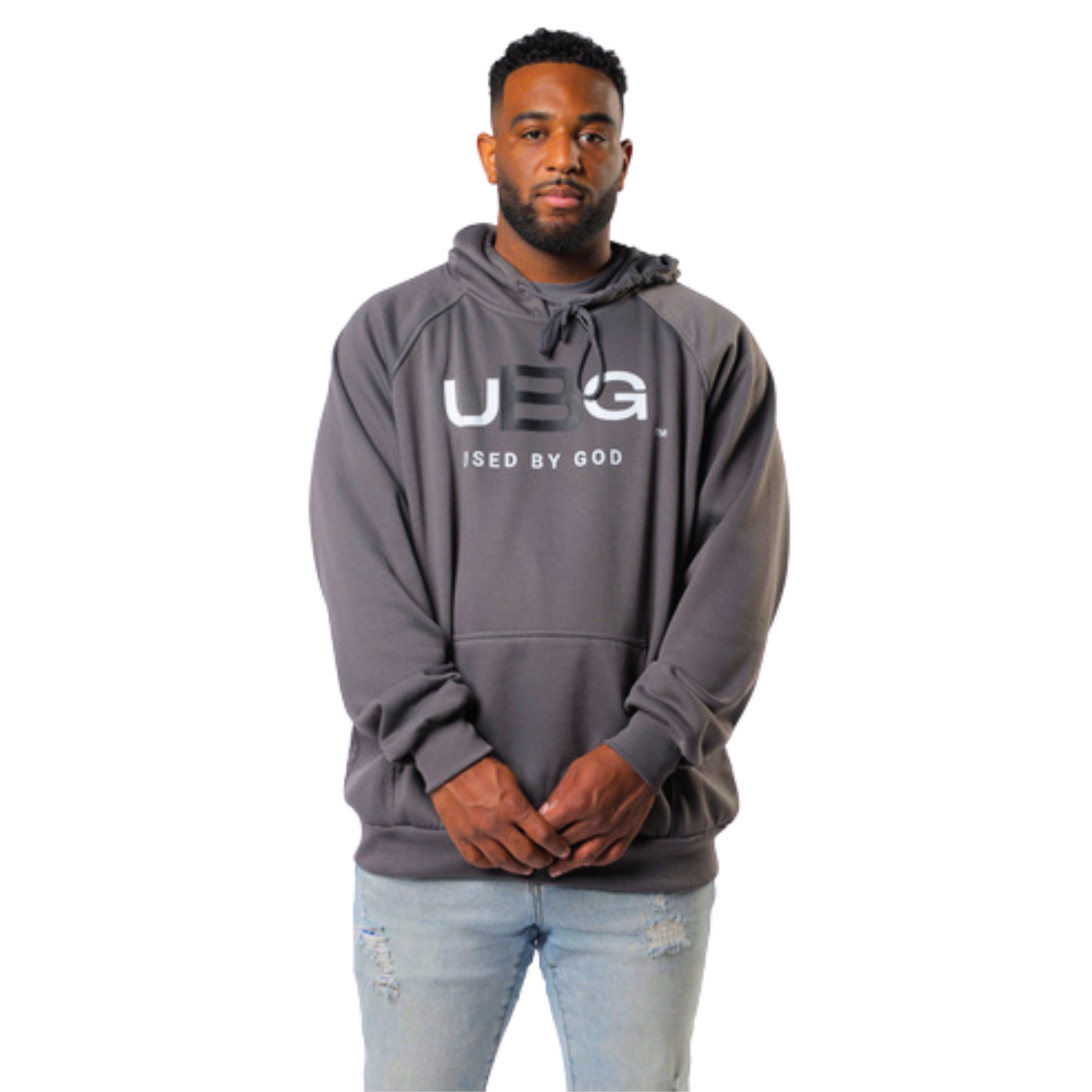 Men's Original Spiritual UBG Designs Pullover Hoodie - Ash and Chrome Clothing Co LLC
