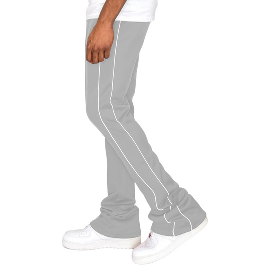 Men’s Stacked and Flared Joggers with Zip Pockets - Ash and Chrome Clothing Co LLC
