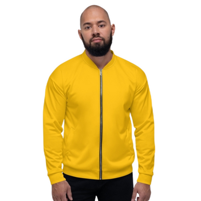 Men's Yellow Jacket Comfort Flex Bomber Jacket - Ash and Chrome Clothing Co LLC