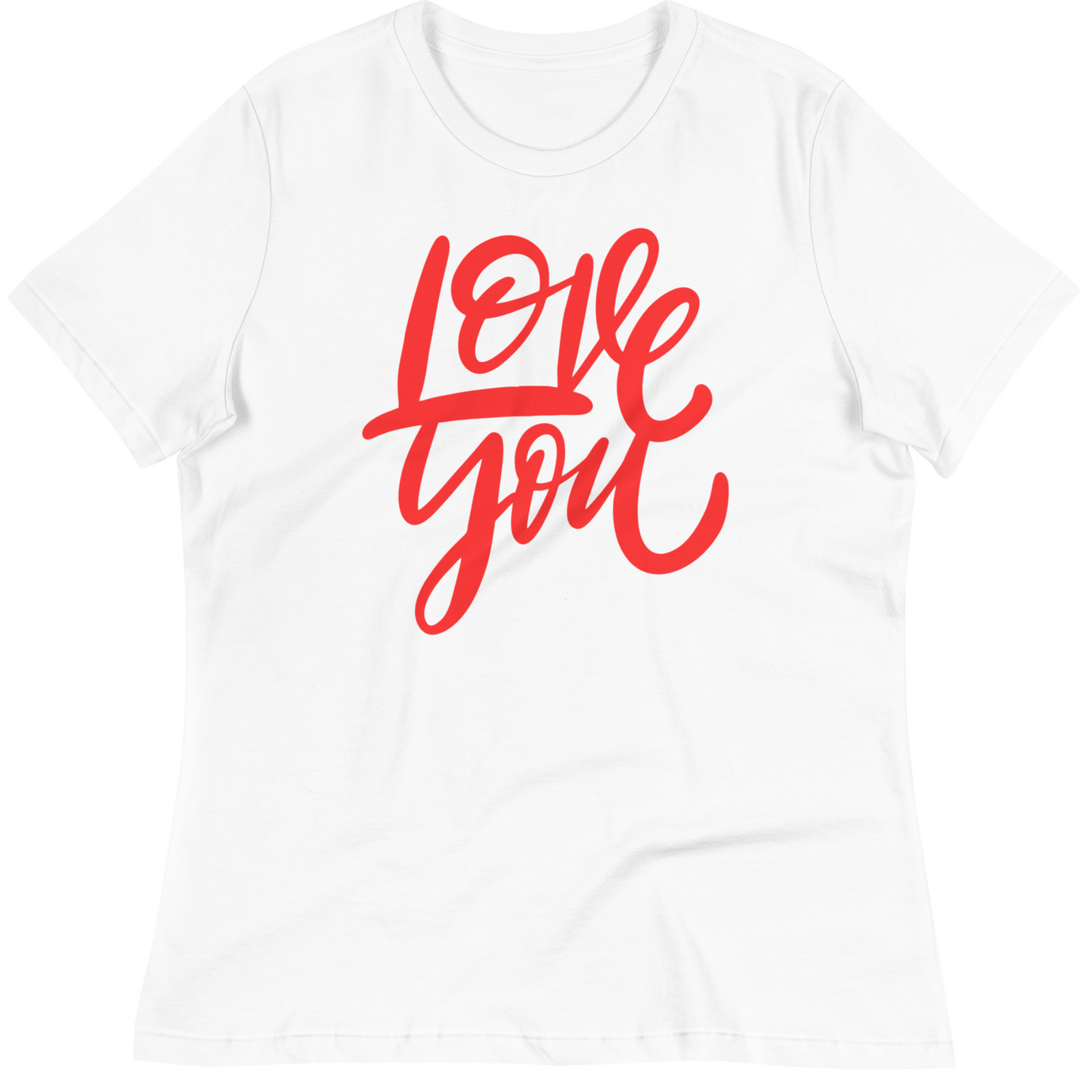 Premium Cotton "Love You' Short Sleeve T Shirt - Ash and Chrome Clothing Co.