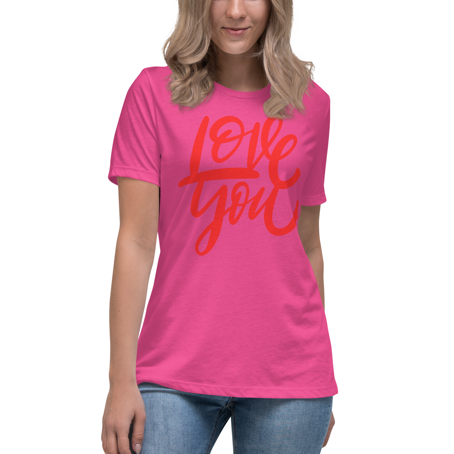 Premium Cotton "Love You' Short Sleeve T Shirt - Ash and Chrome Clothing Co.
