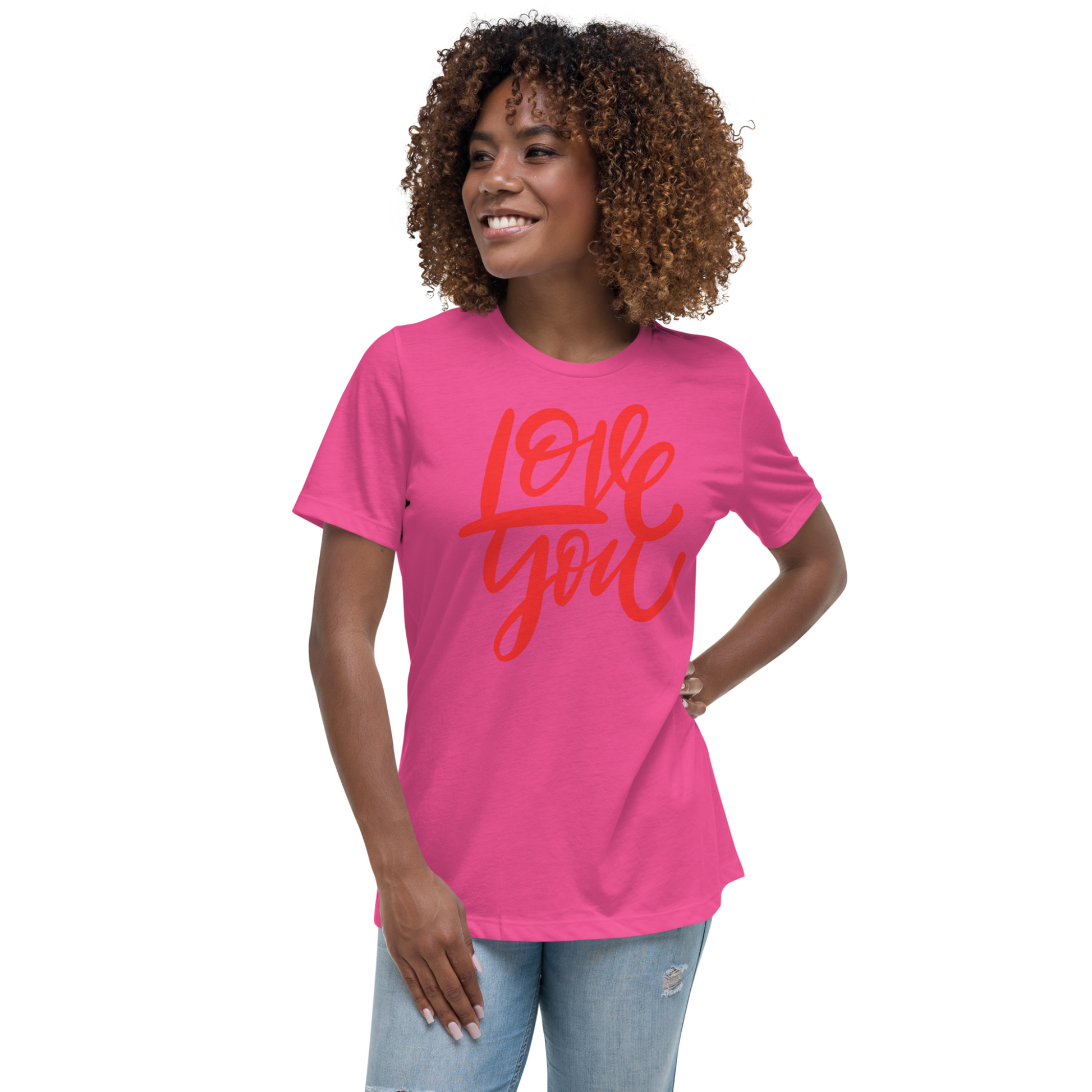 Premium Cotton "Love You' Short Sleeve T Shirt - Ash and Chrome Clothing Co.