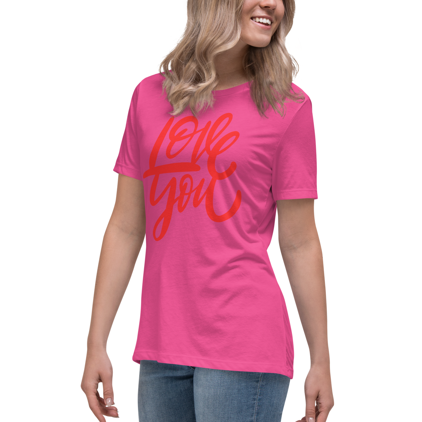 Premium Cotton "Love You' Short Sleeve T Shirt - Ash and Chrome Clothing Co.