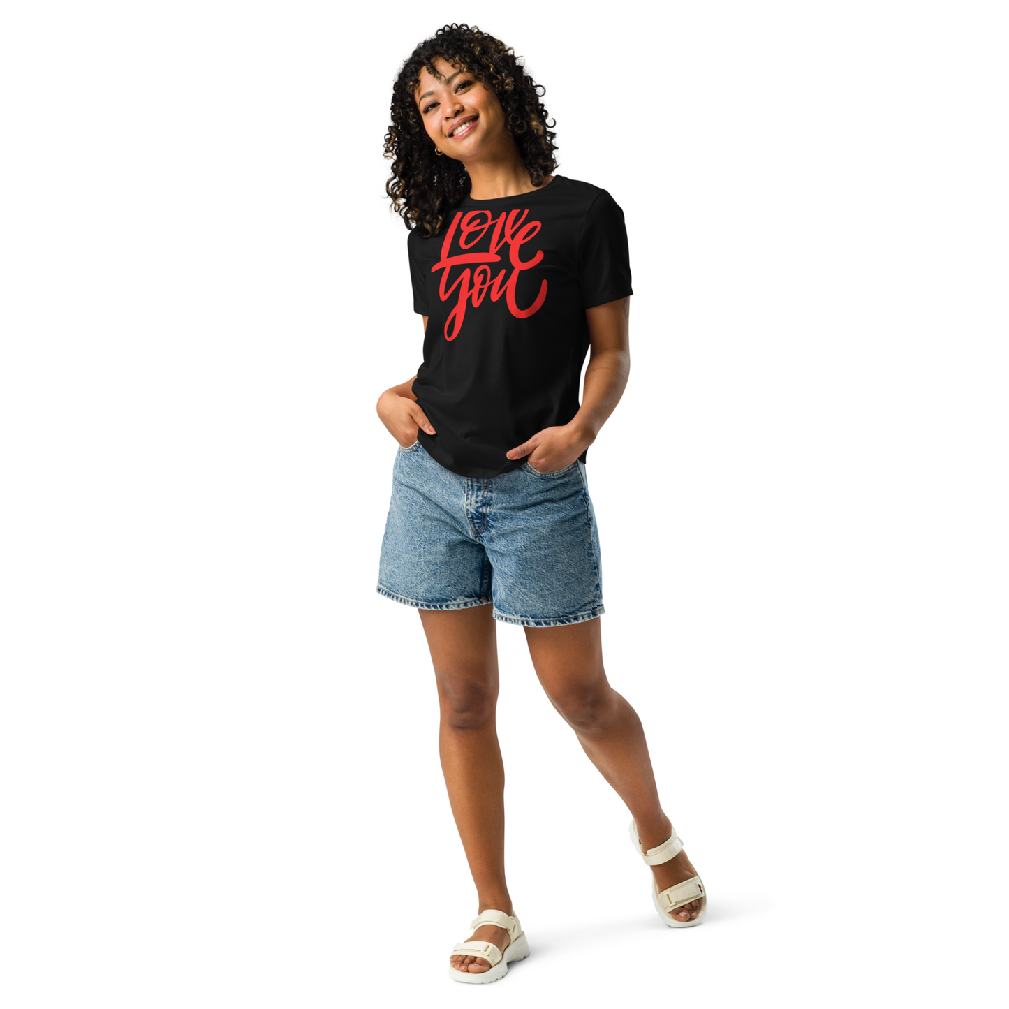 Premium Cotton "Love You' Short Sleeve T Shirt - Ash and Chrome Clothing Co.