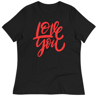 Premium Cotton "Love You' Short Sleeve T Shirt - Ash and Chrome Clothing Co.