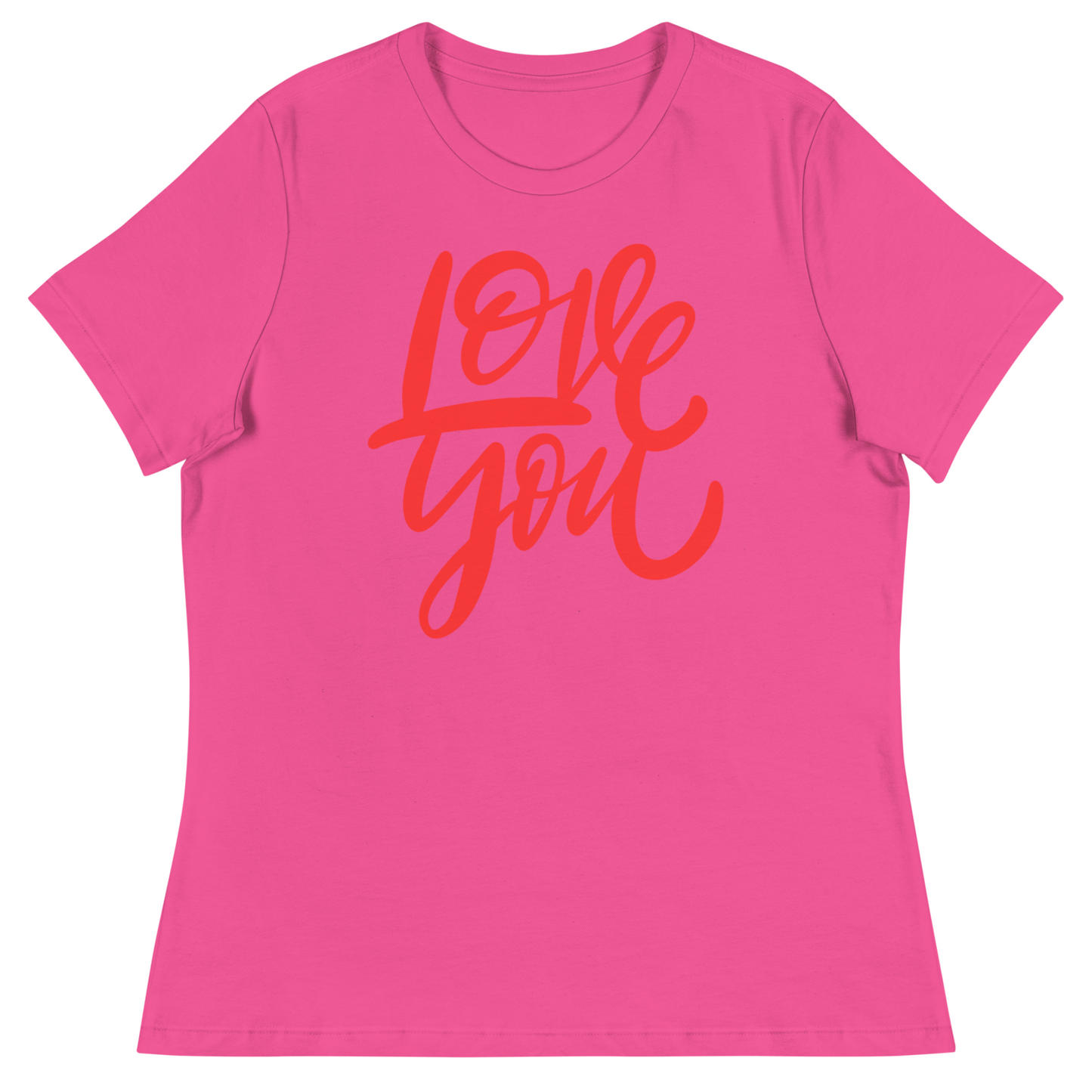 Premium Cotton "Love You' Short Sleeve T Shirt - Ash and Chrome Clothing Co.