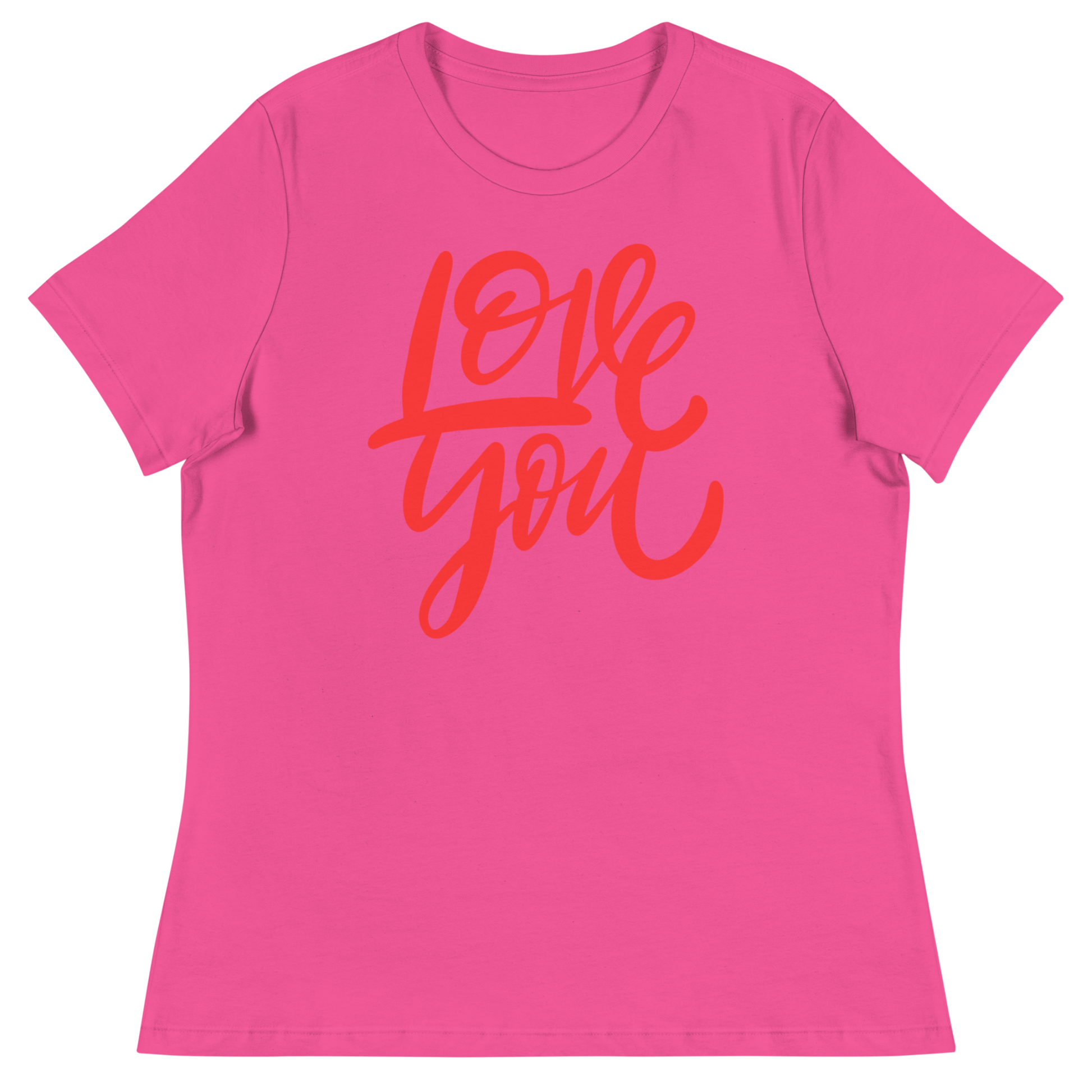 Premium Cotton "Love You' Short Sleeve T Shirt - Ash and Chrome Clothing Co.