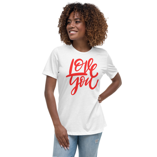 Premium Cotton "Love You' Short Sleeve T Shirt - Ash and Chrome Clothing Co.