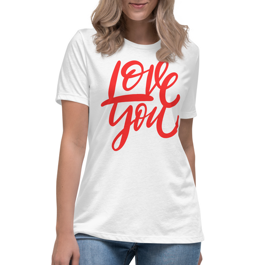 Premium Cotton "Love You' Short Sleeve T Shirt - Ash and Chrome Clothing Co.