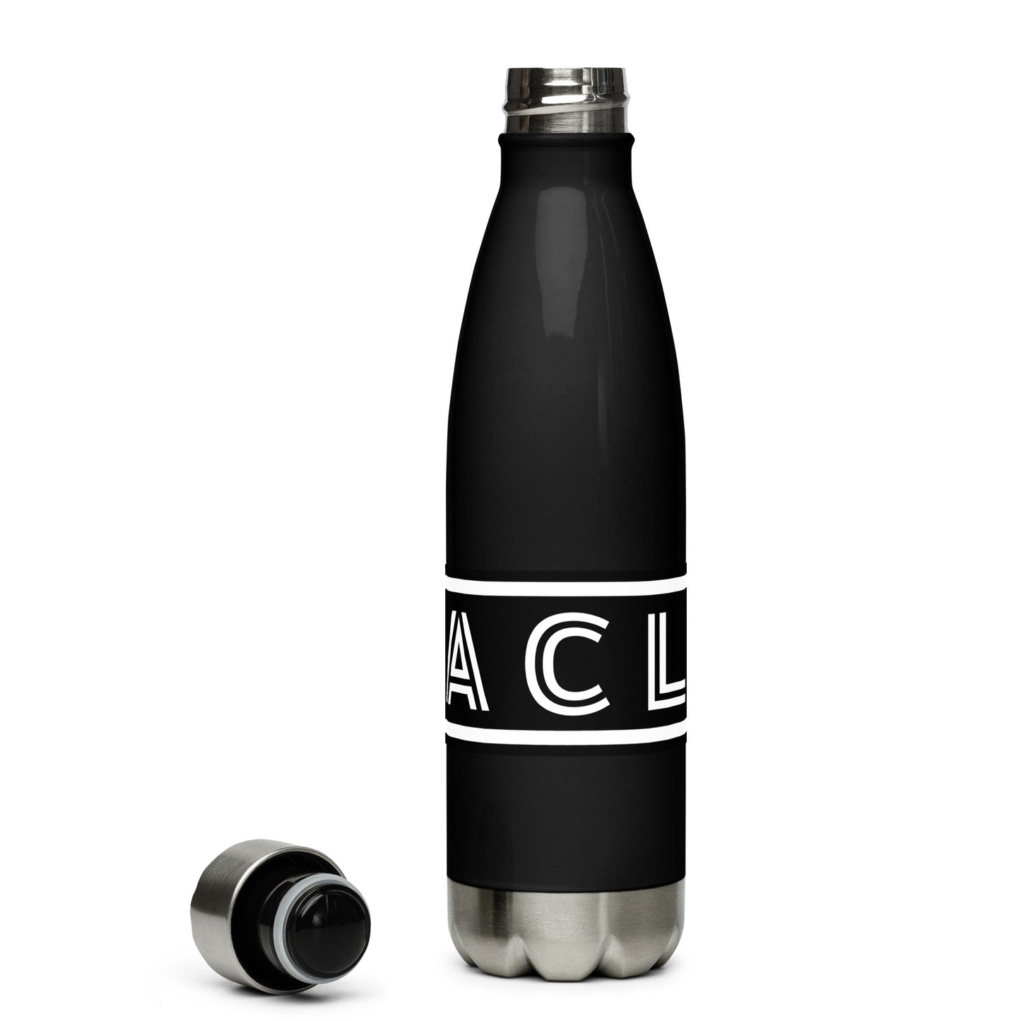 ACLUXE Sport Stainless Steel Screw Top Bottle - Ash and Chrome Clothing Co LLC